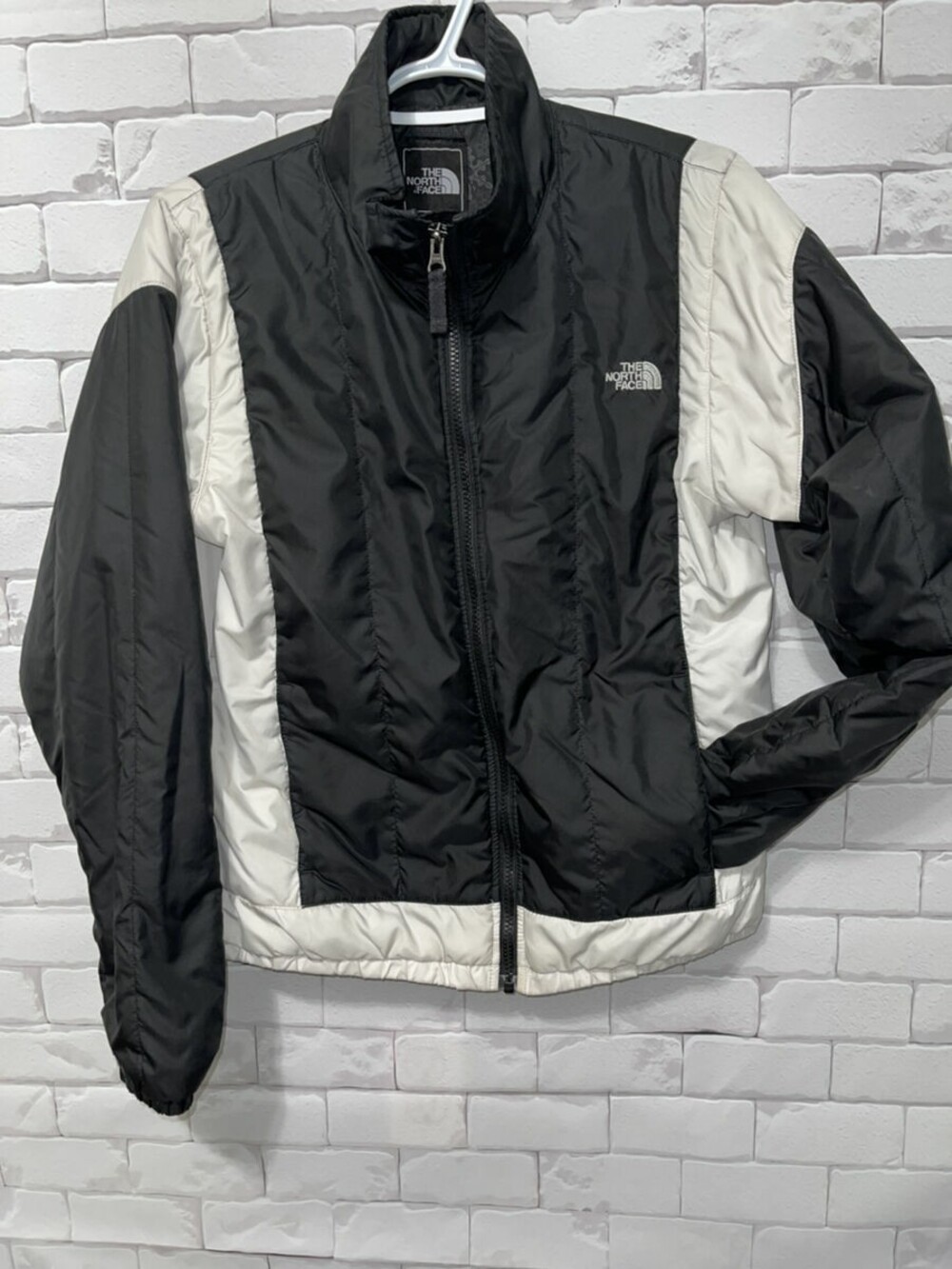 Womens The North Face Black/White Jacket Sz Med